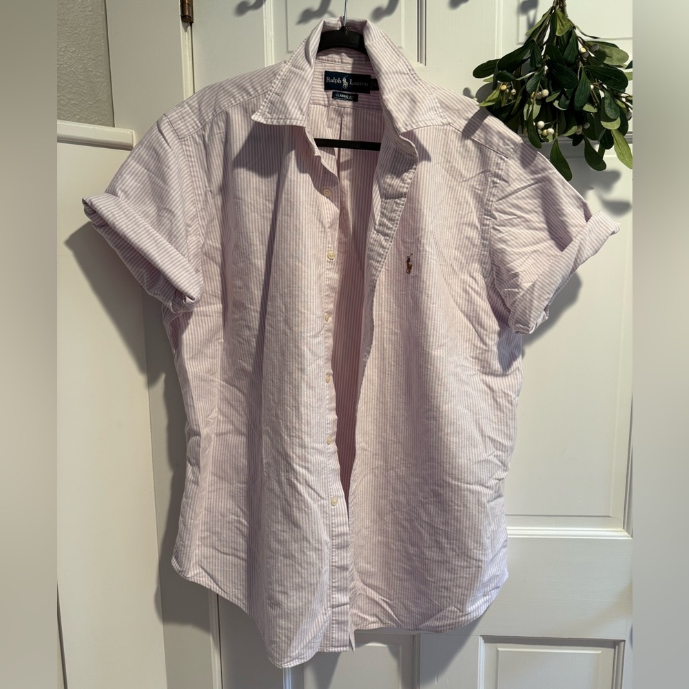 Ralph Lauren Striped Button-Up Shirt